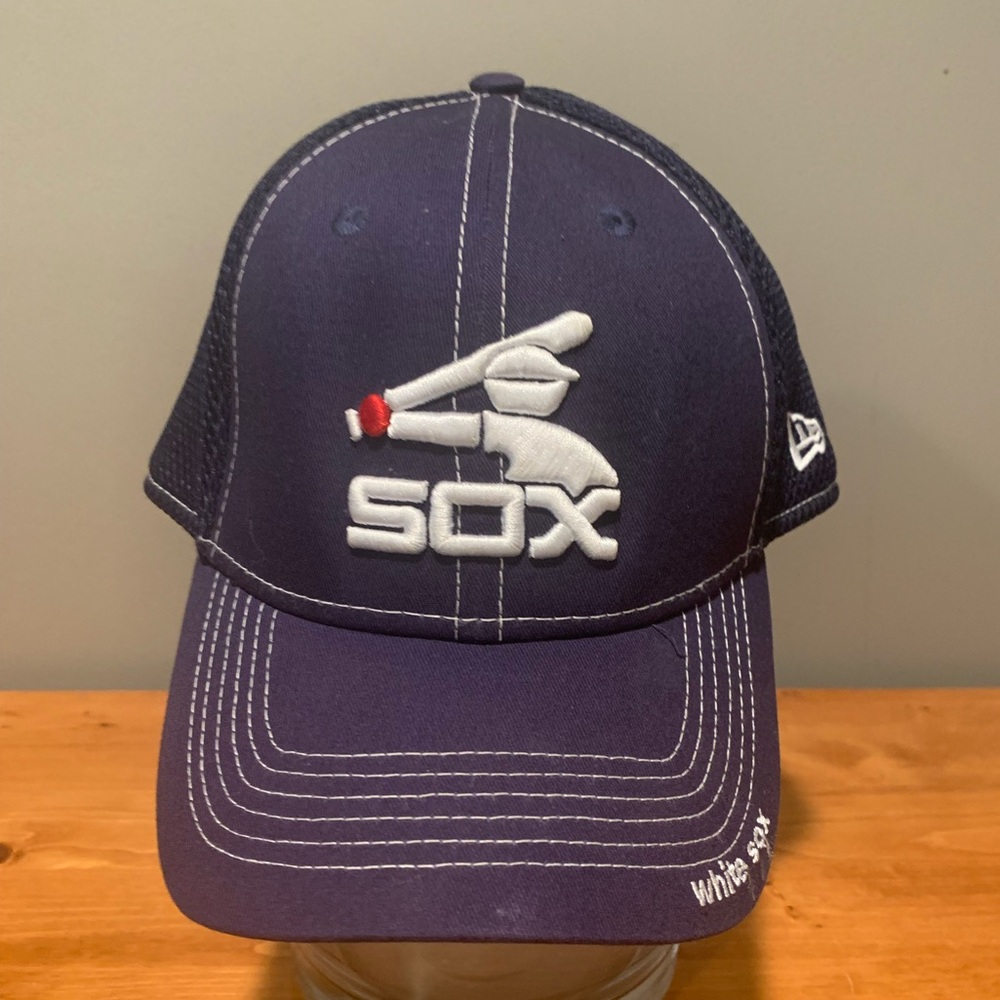 Chicago White Sox New Era Flex Fit Hat, Good Condition, Large / X-Large
